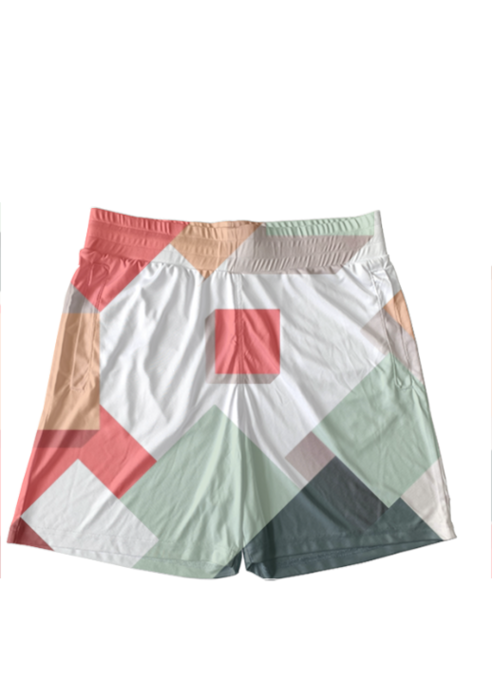 SCUBAAA Unisex Playful Pastel Patterned Shorts