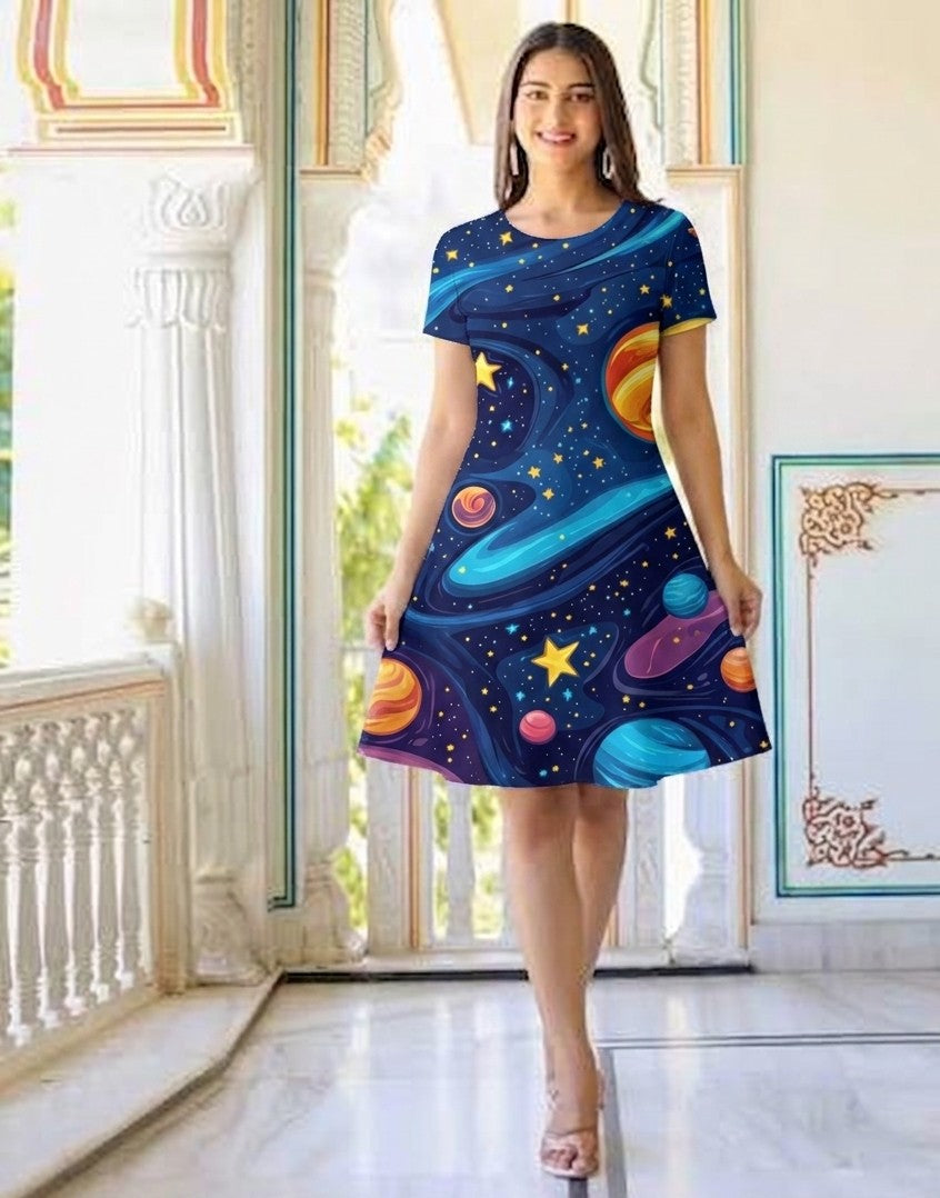 Starlight Galaxy Dress