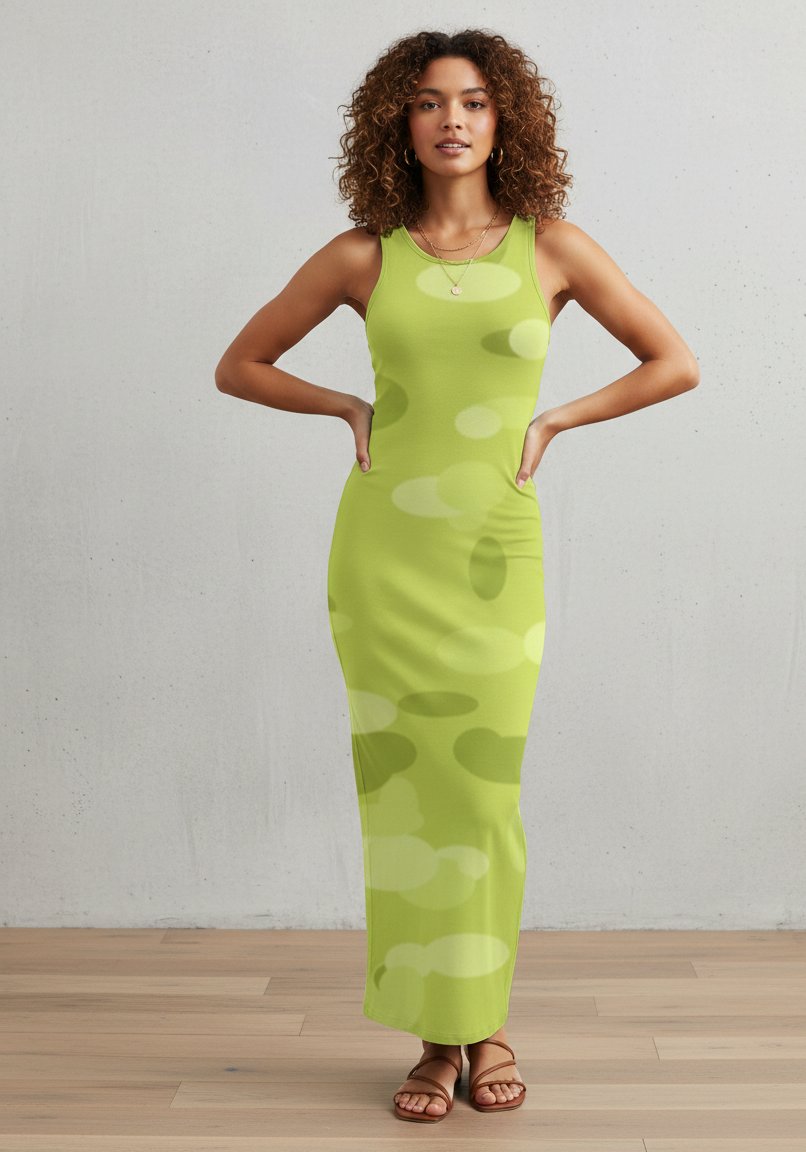 Lime Muse Bodycon Dress