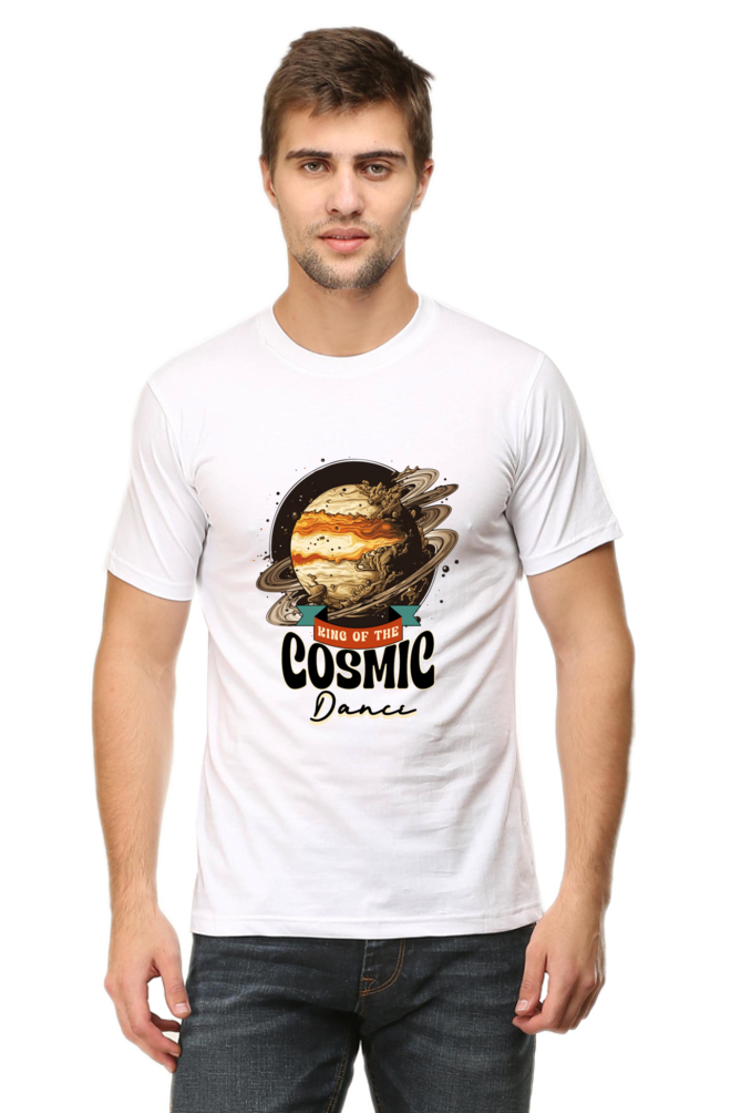 SCUBAAA Men's Cosmic Dance Regular Fit Half Sleeve T-shirt