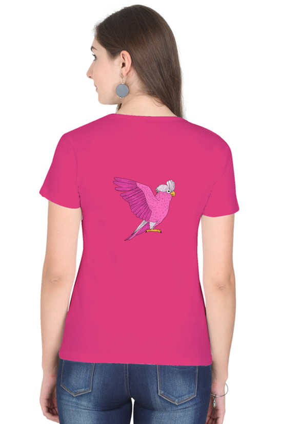 SCUBAAA Women's Cat Regular T-Shirt