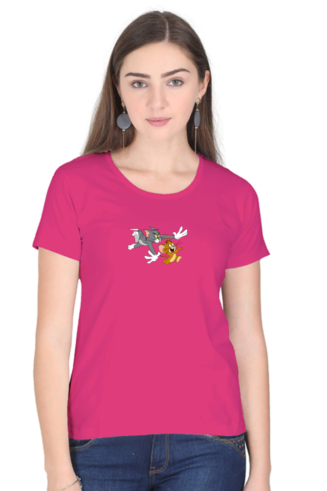 SCUBAAA Women's Tom & Jerry T-Shirt