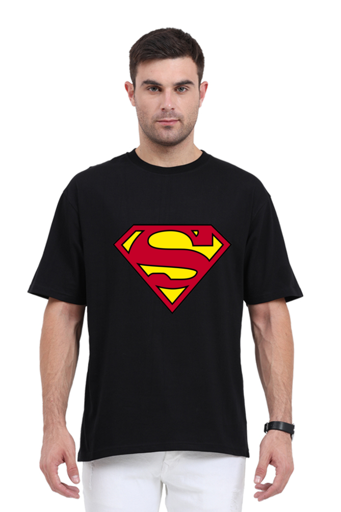 SCUBAAA Superman Men's Oversized T-Shirt