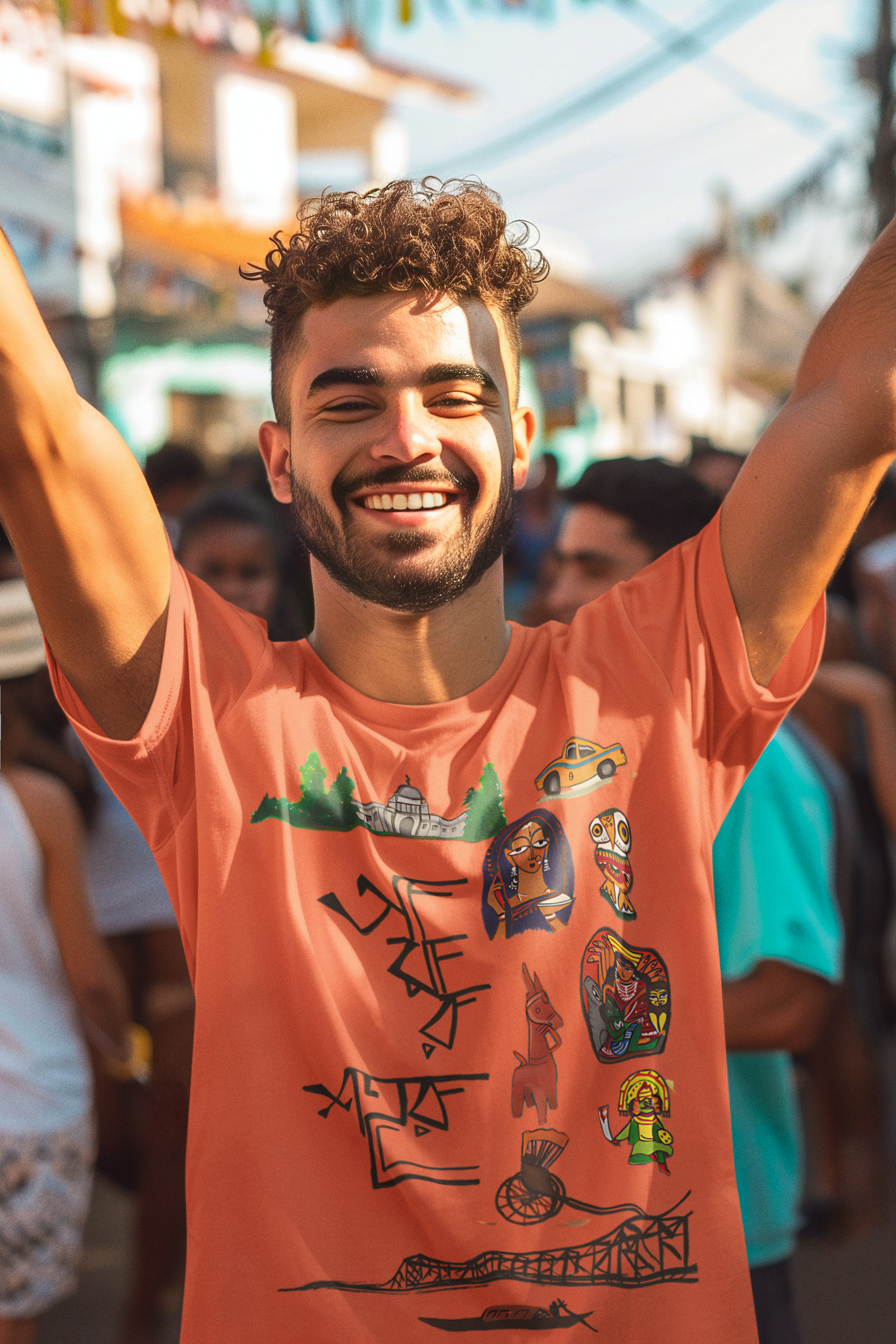 SCUBAAA Men's Amar Sohor Regular Fit T-shirt