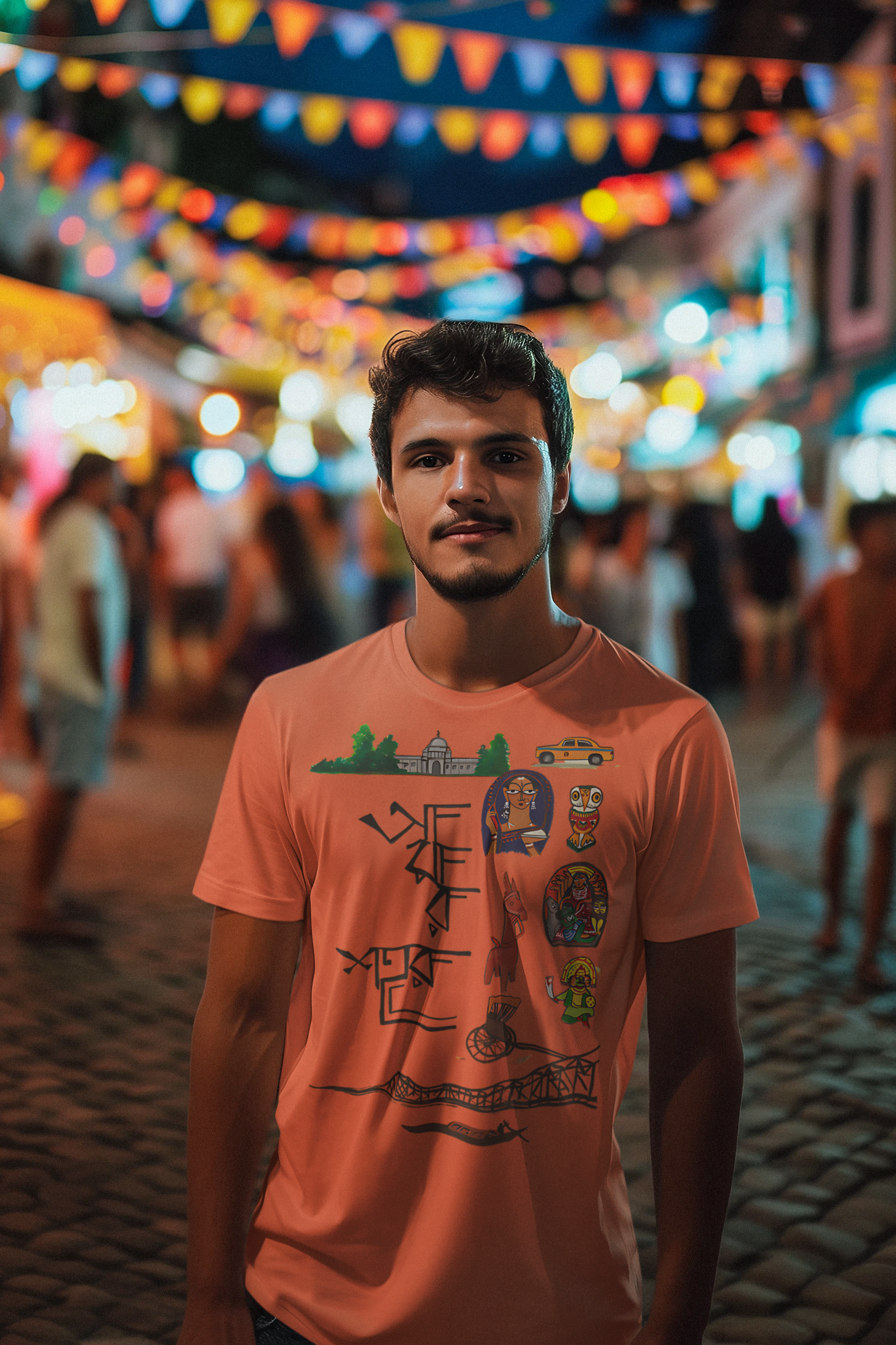 SCUBAAA Men's Amar Sohor Regular Fit T-shirt