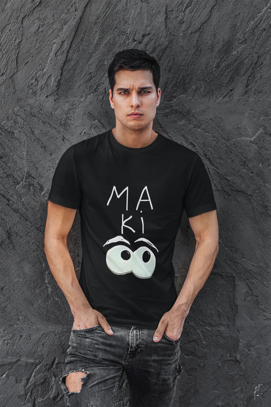 SCUBAAA Men's Maa Ki Akhn Half Sleeve Regular Fit T-shirt