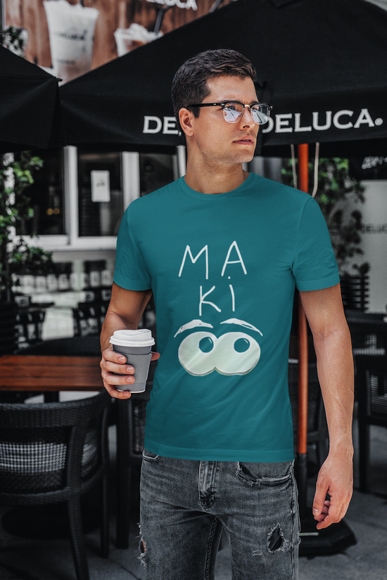 SCUBAAA Men's Maa Ki Akhn Half Sleeve Regular Fit T-shirt