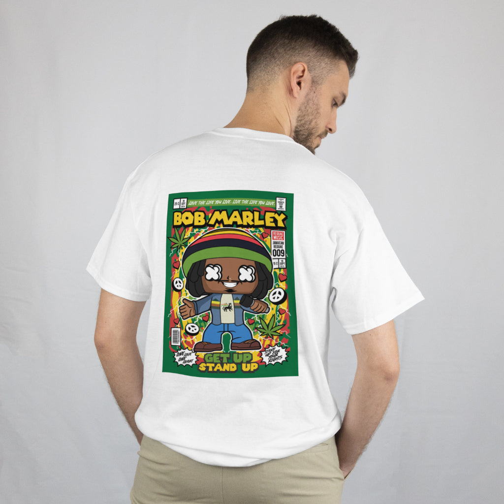SCUBAAA Men's YABADABA Pop Art Oversized Half Sleeve T-shirt