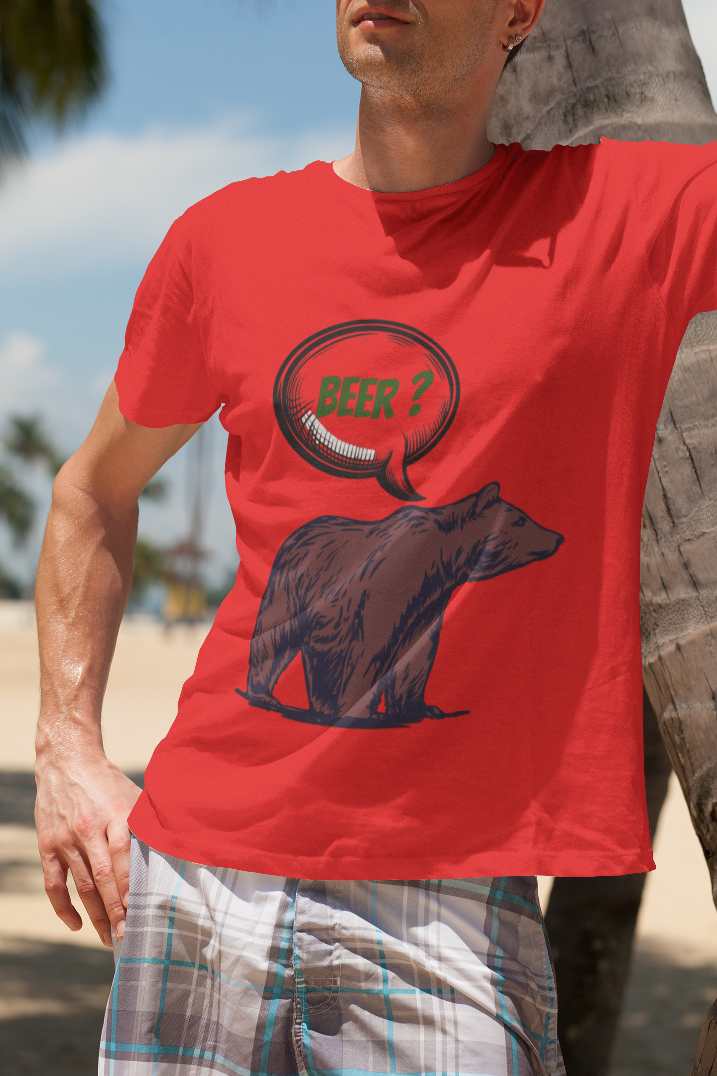 SCUBAAA Polar BEER Round Neck Classic T-Shirt