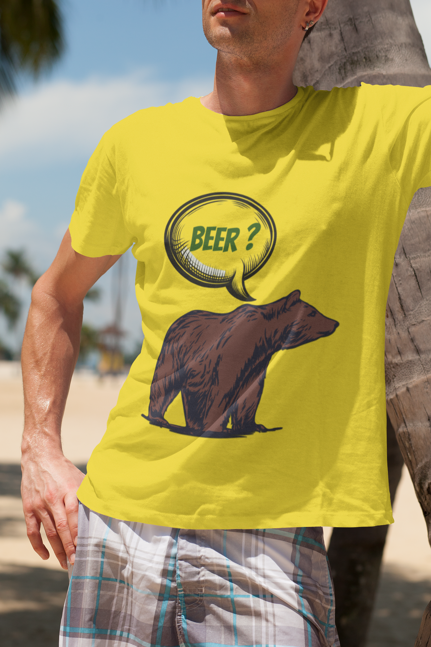 SCUBAAA Polar BEER Round Neck Classic T-Shirt