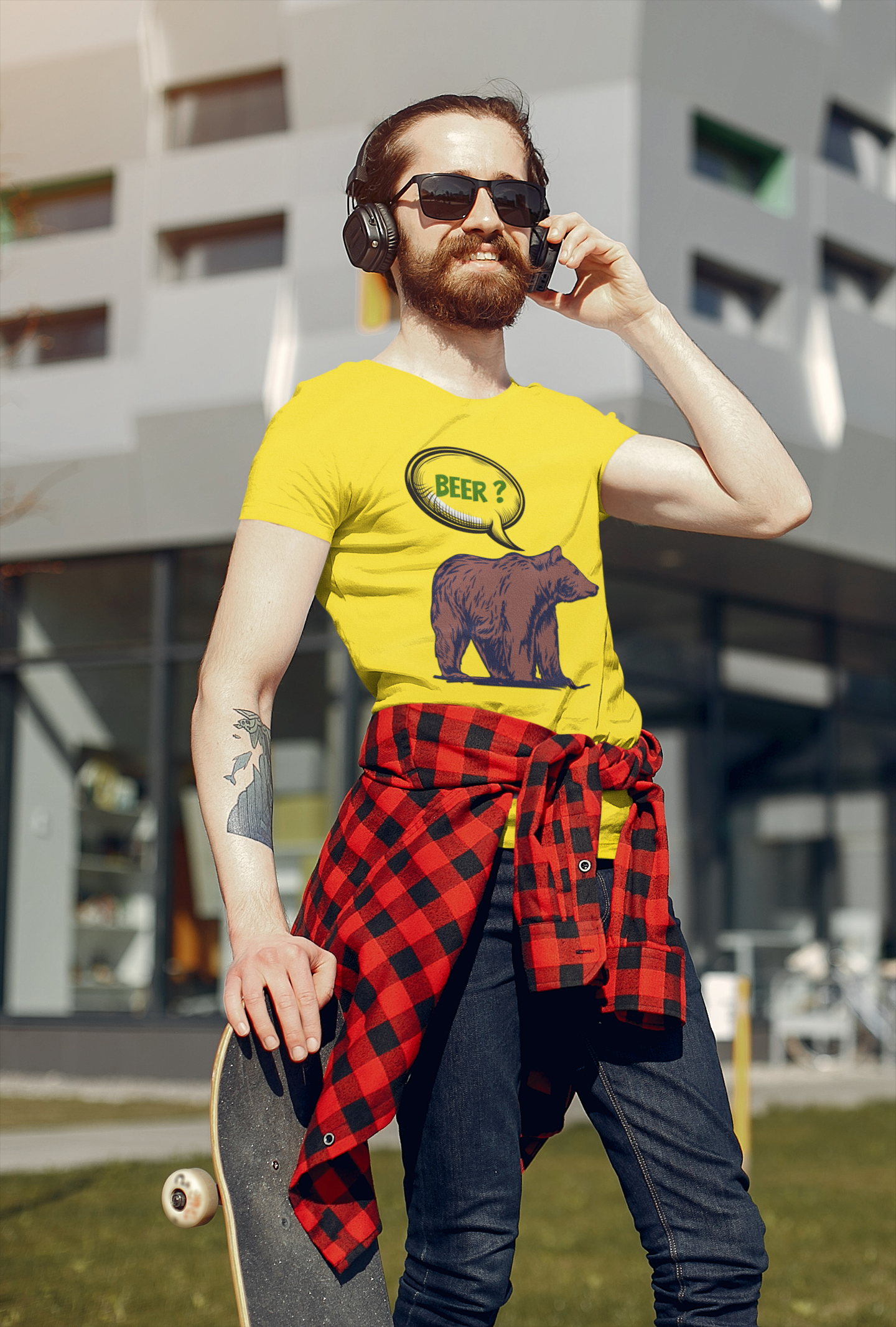 SCUBAAA Polar BEER Round Neck Classic T-Shirt