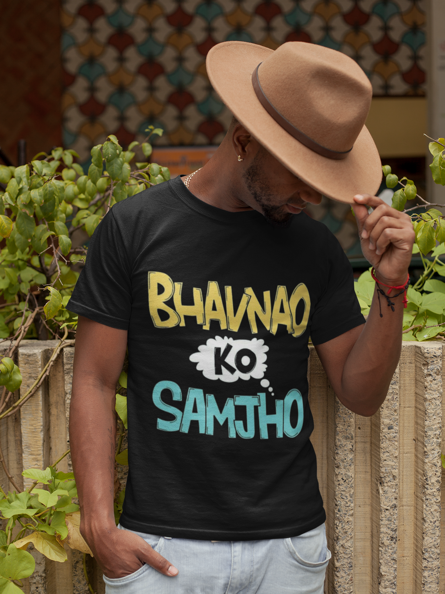 SCUBAAA Men's Bhavnao Ko Samjho Half Sleeve T-Shirt