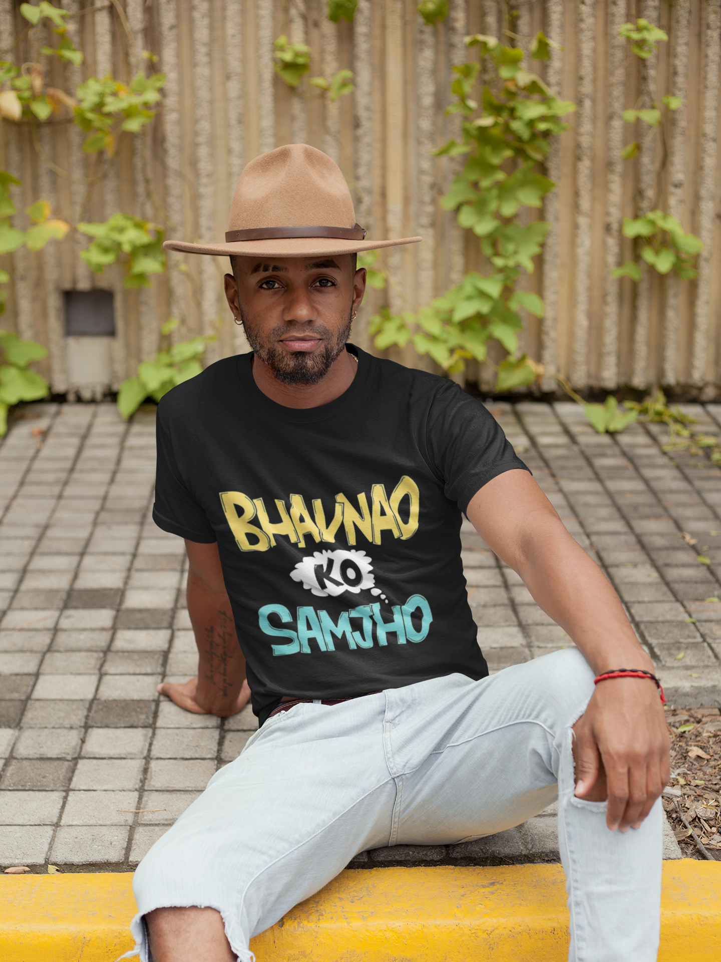SCUBAAA Men's Bhavnao Ko Samjho Half Sleeve T-Shirt