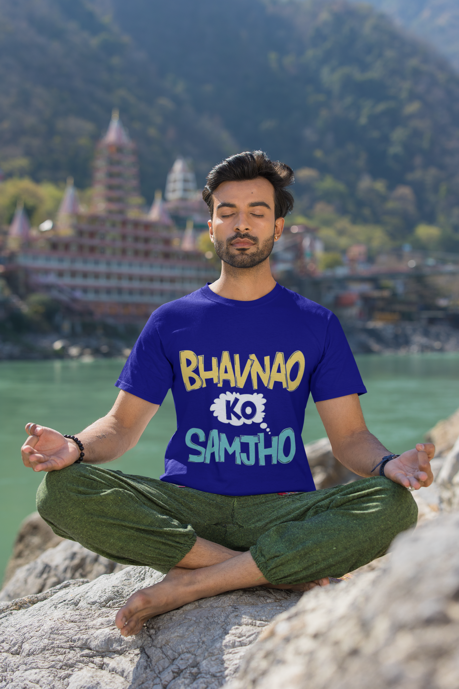 SCUBAAA Men's Bhavnao Ko Samjho Half Sleeve T-Shirt