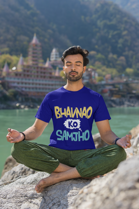 SCUBAAA Men's Bhavnao Ko Samjho Half Sleeve T-Shirt