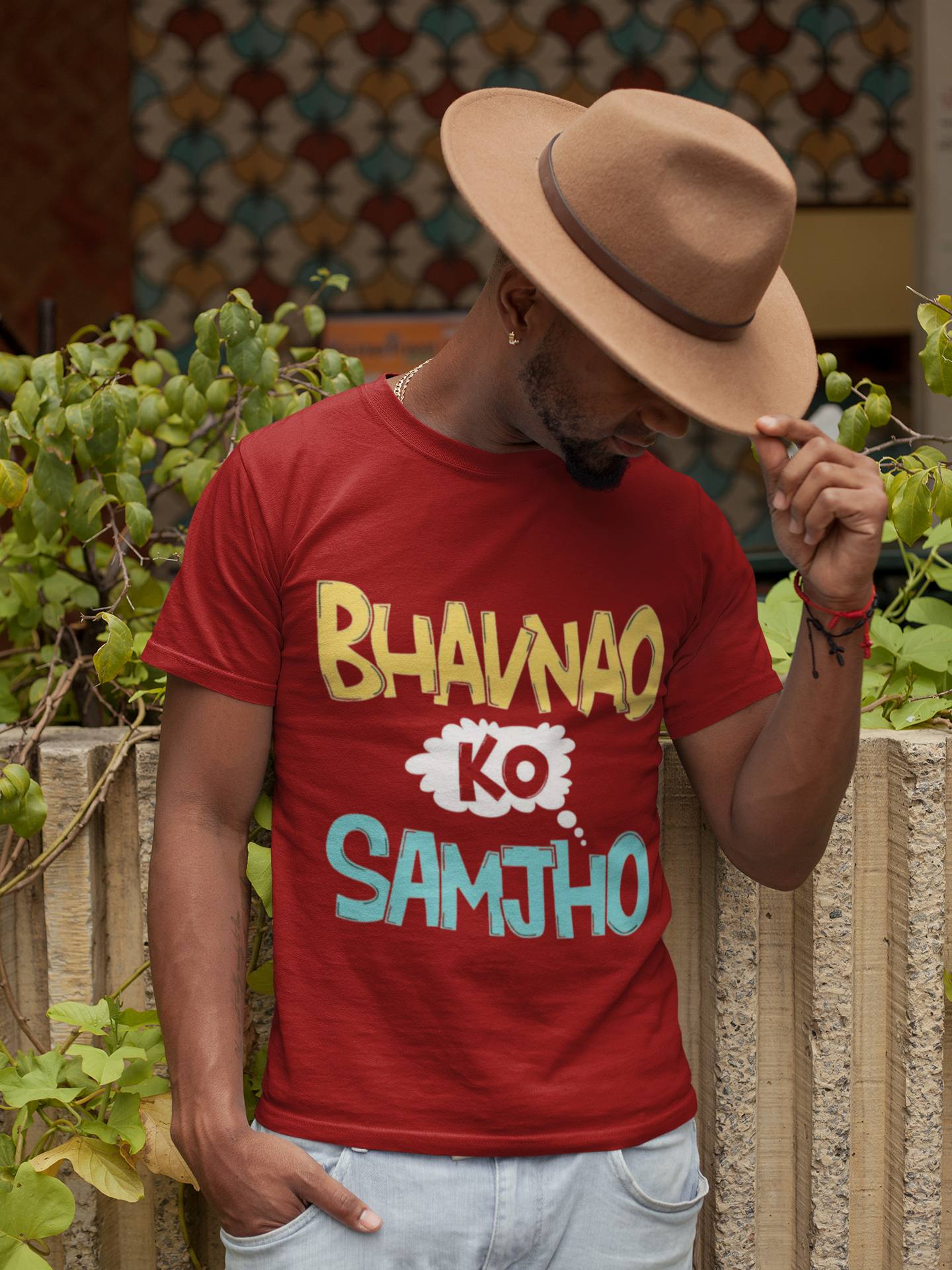 SCUBAAA Men's Bhavnao Ko Samjho Half Sleeve T-Shirt