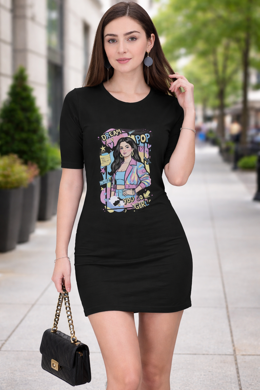 Urban Graphic T-Shirt Dress
