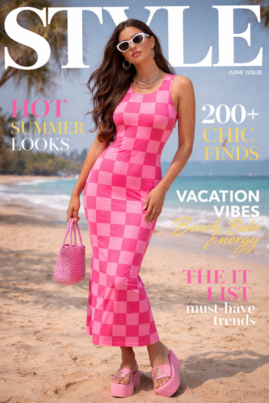 Candy Check Bodycon