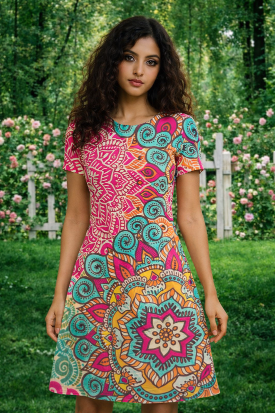 Boho Chakra line Dress