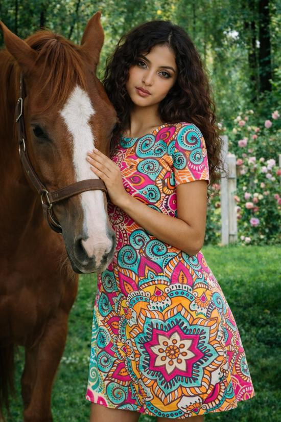 Boho Chakra line Dress