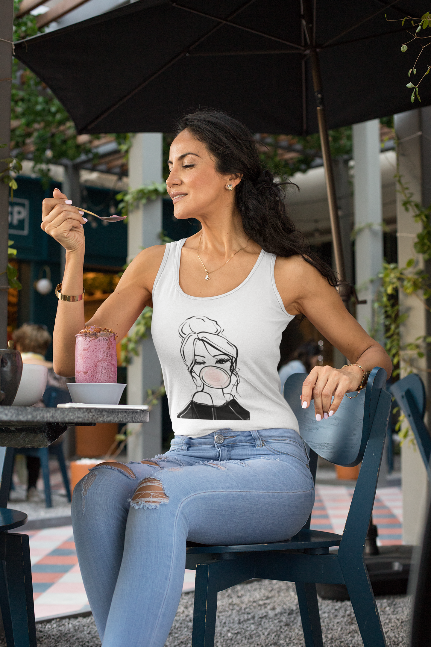 SCUBAAA Women's Chic & Cheeky Tank Top