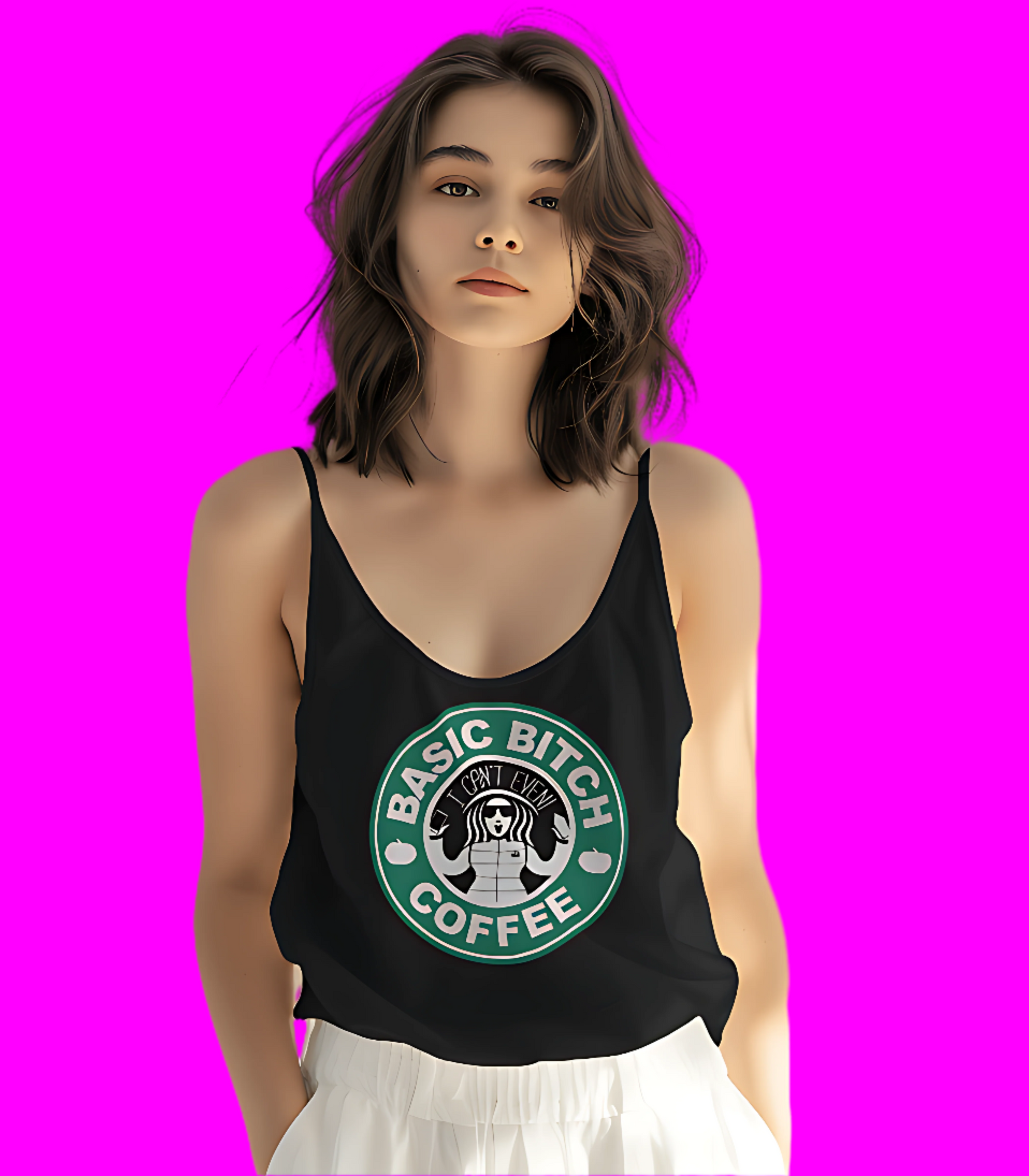 SCUBAAA Women's Coffee Tank Top