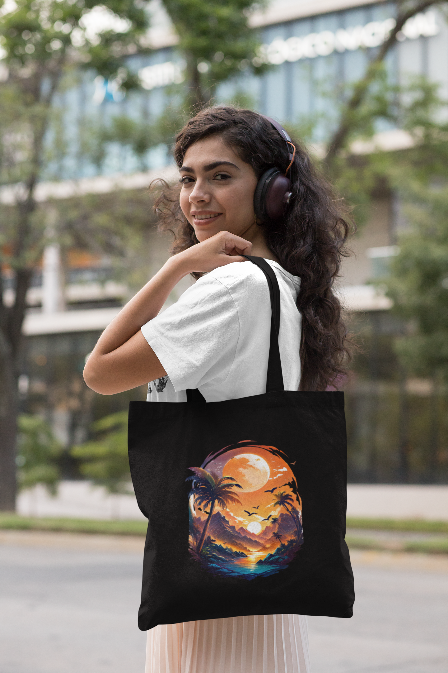 SCUBAAA Eclipse of Paradise Tote Zipper Bag