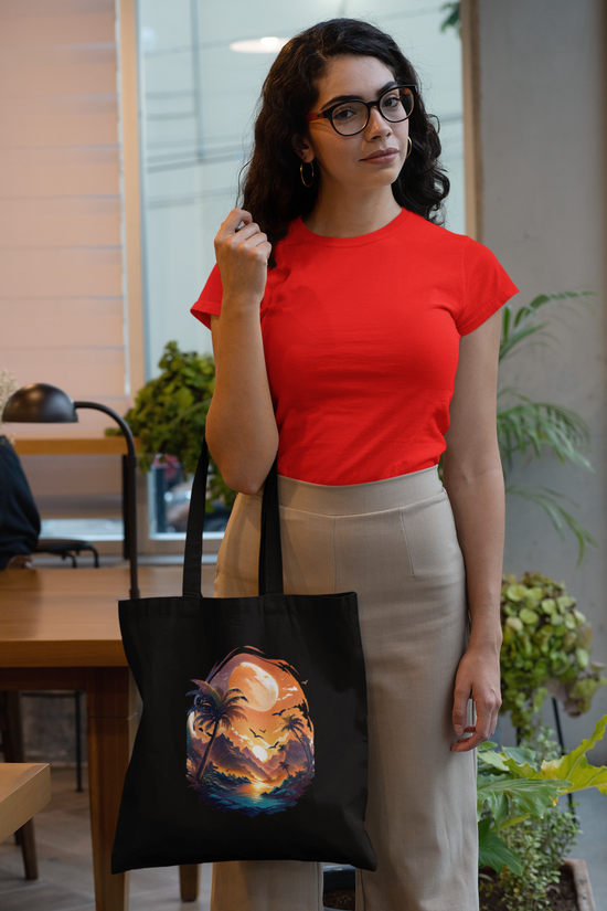 SCUBAAA Eclipse of Paradise Tote Zipper Bag