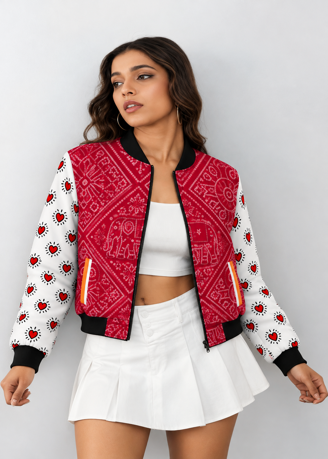 Gulnaar Bandhani Bomber