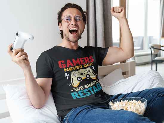 SCUBAAA Men's Gamers Half Sleeve T-Shirt