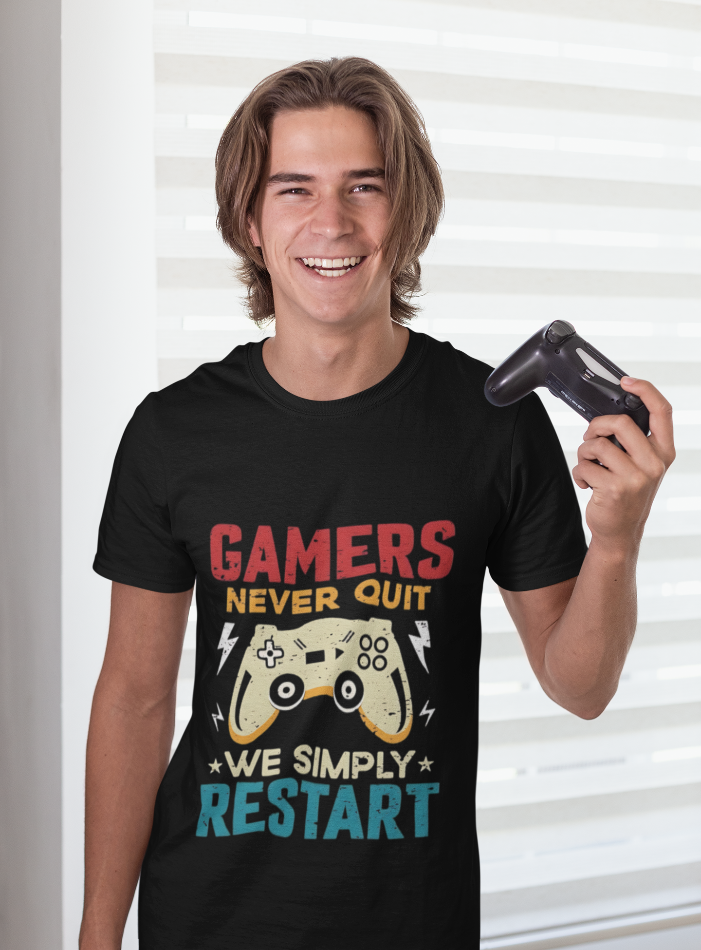 SCUBAAA Men's Gamers Half Sleeve T-Shirt