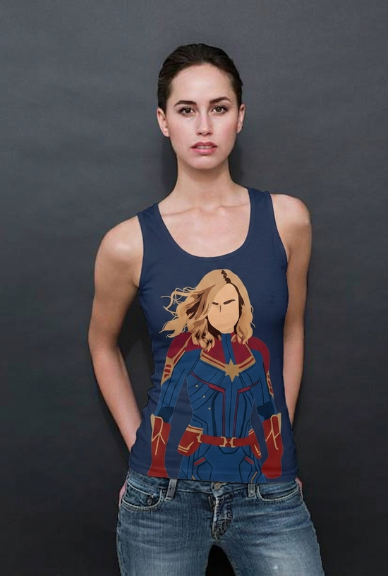 Captain Marvel Tank Top