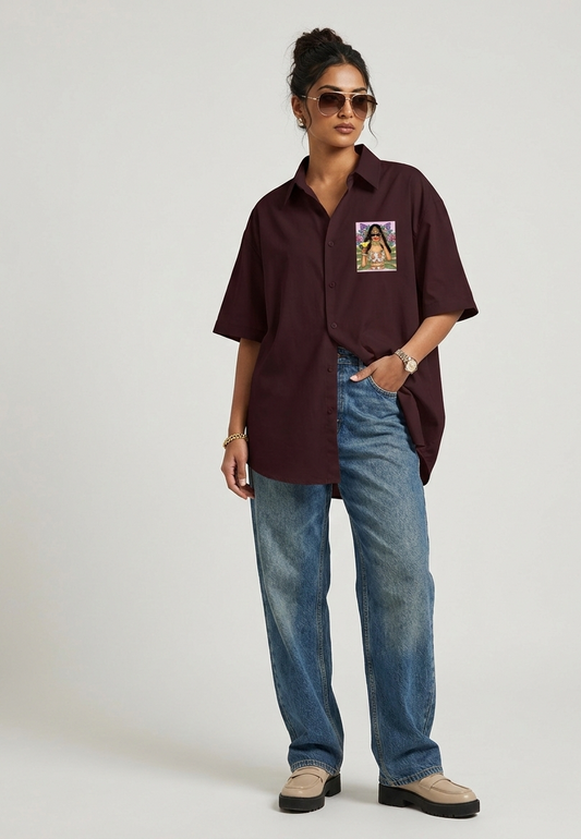 Chill Glam Oversized Shirt