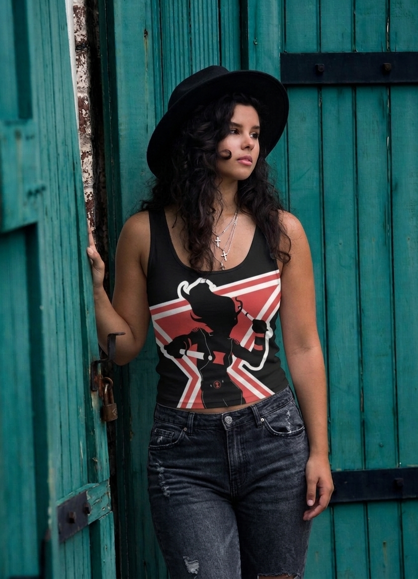Black Widow Tank Top