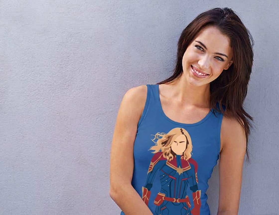 Captain Marvel Tank Top