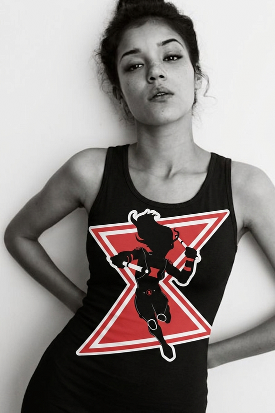 Black Widow Tank Top