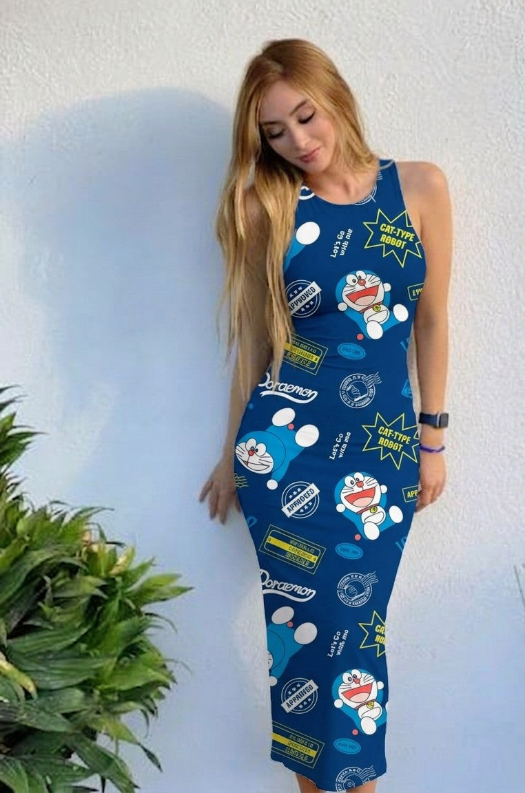 Doramon Bodycon Dress