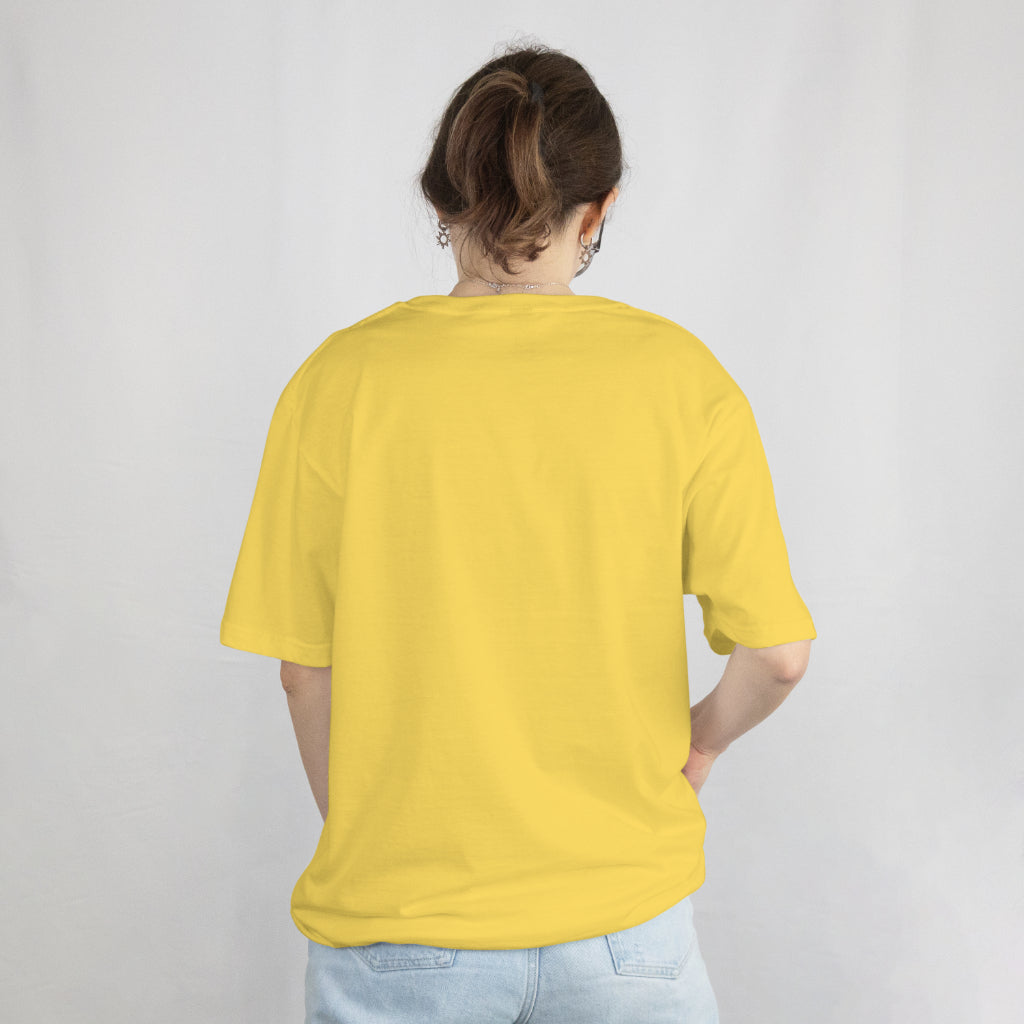 SCUBAAA Women's Nimbu-Mirchi: Guardian of Good Luck Oversized T-Shirt