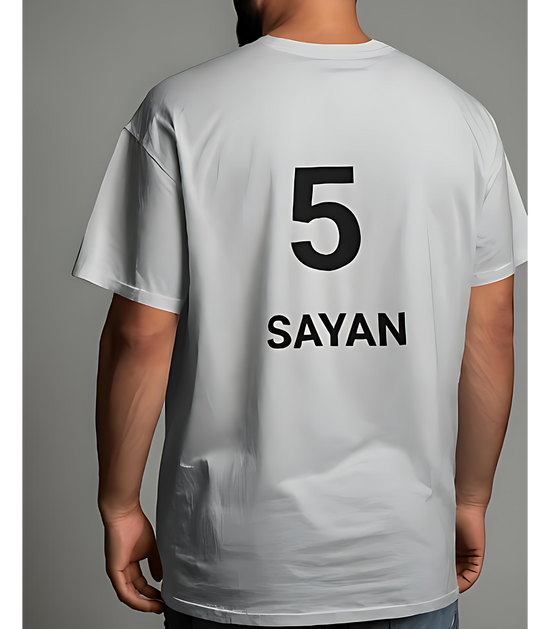 SCUBAAA - Customized Real Madrid Oversized T-Shirt