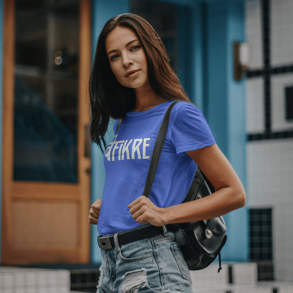 SCUBAAA Women's Befikre Half Sleeve Regular Fit T-shirt