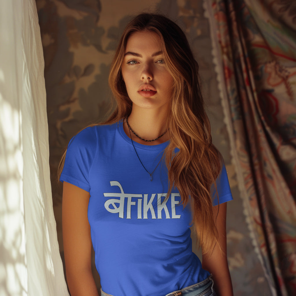 SCUBAAA Women's Befikre Half Sleeve Regular Fit T-shirt