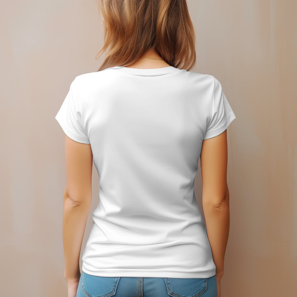 SCUBAAA Women's Breath Believe Begin Half Sleeve T-Shirt