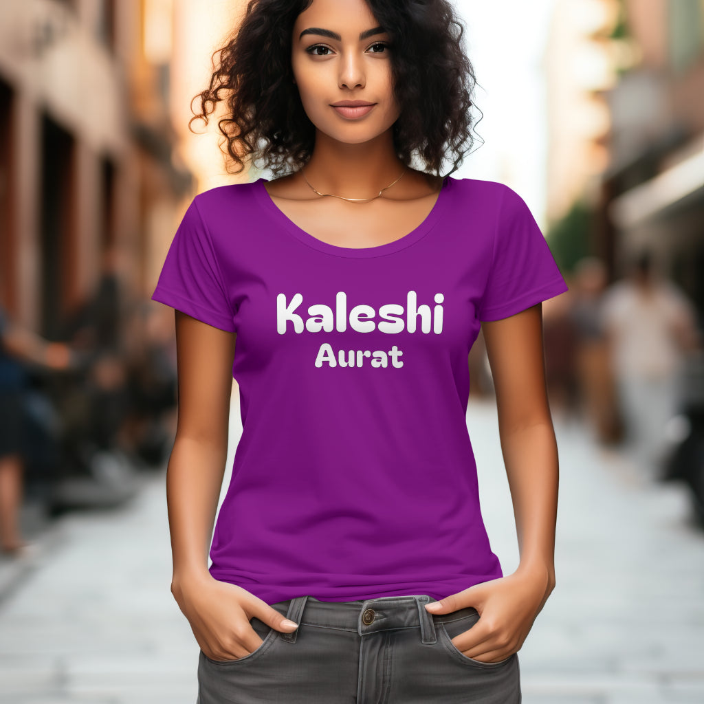 Kaleshi Aurat Attitude Half Sleeve Regular Fit T-shirt