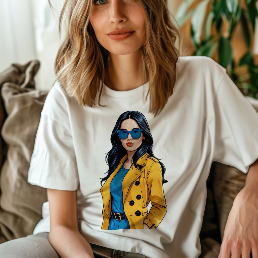 SCUBAAA Women's Bold & Chic: A Modern Fashion Statement Oversized T-Shirt