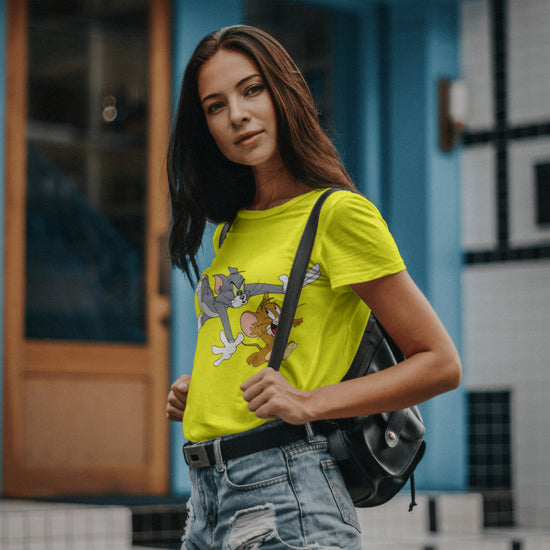 SCUBAAA Women's Tom & Jerry T-Shirt
