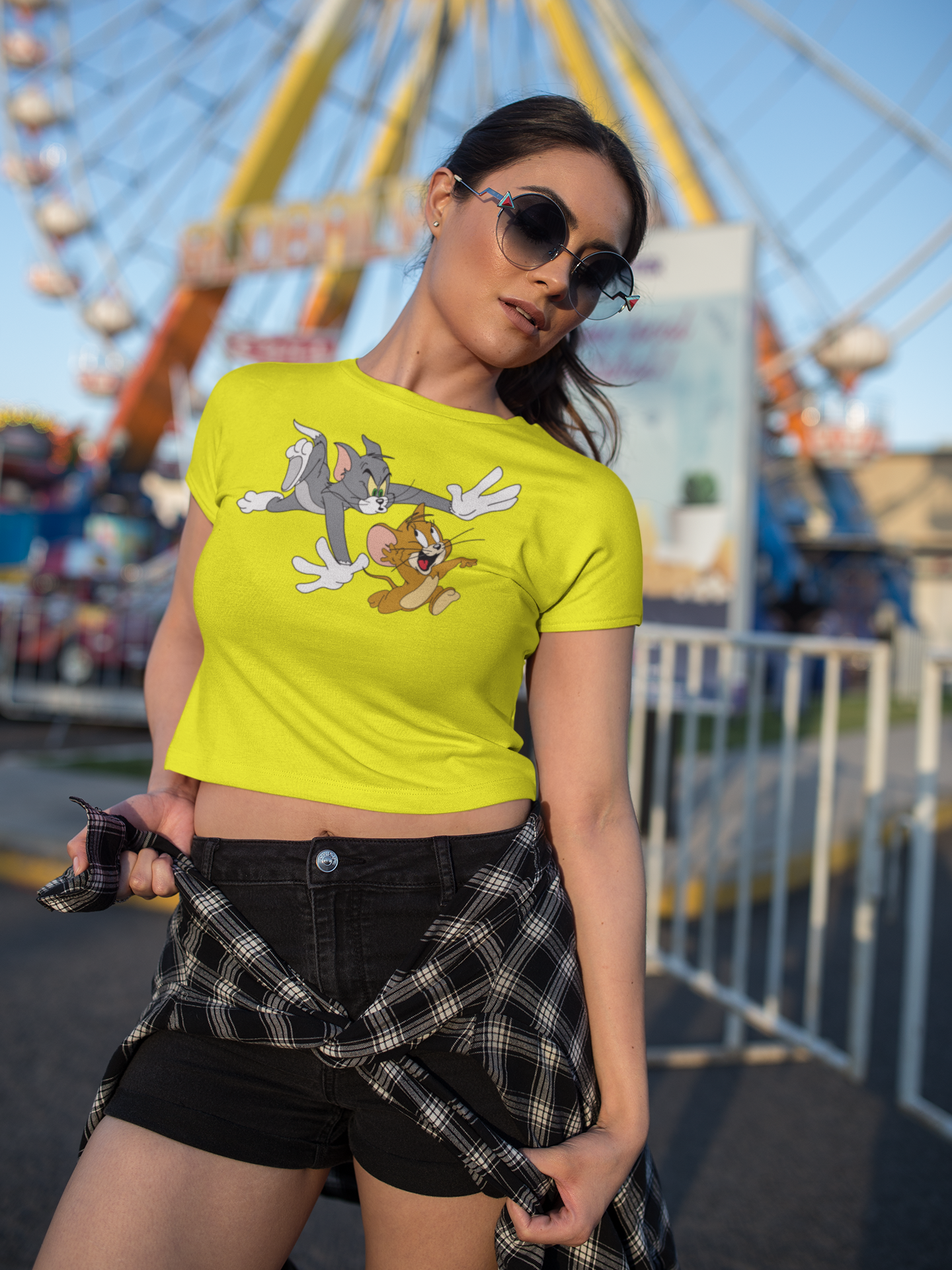SCUBAAA Women's Tom & Jerry T-Shirt