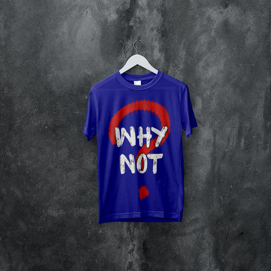 SCUBAAA Women's Why Not Half Sleeve T-Shirt
