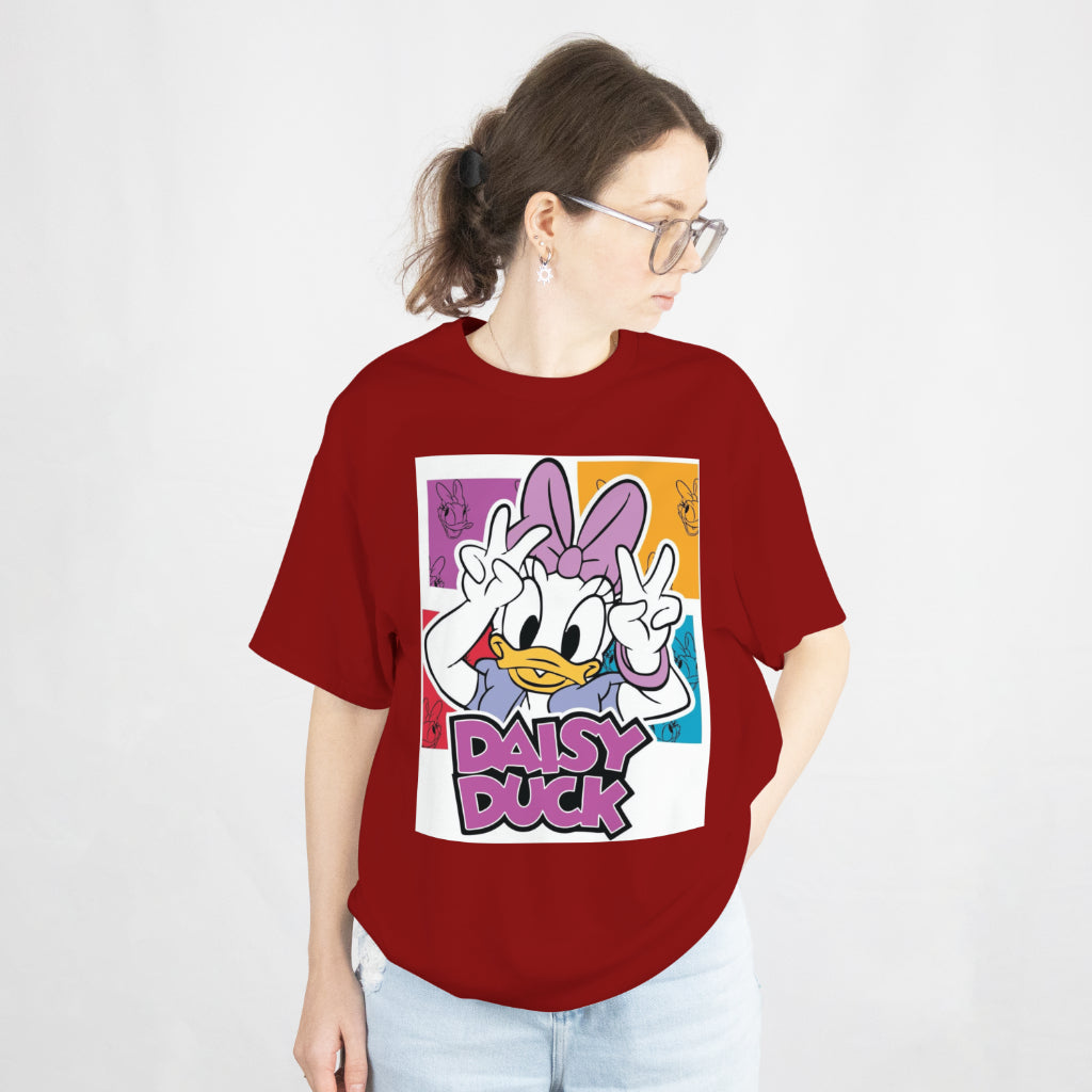 SCUBAAA Women's Daisy Duck: Pop Art Vibes Oversized T-Shirt