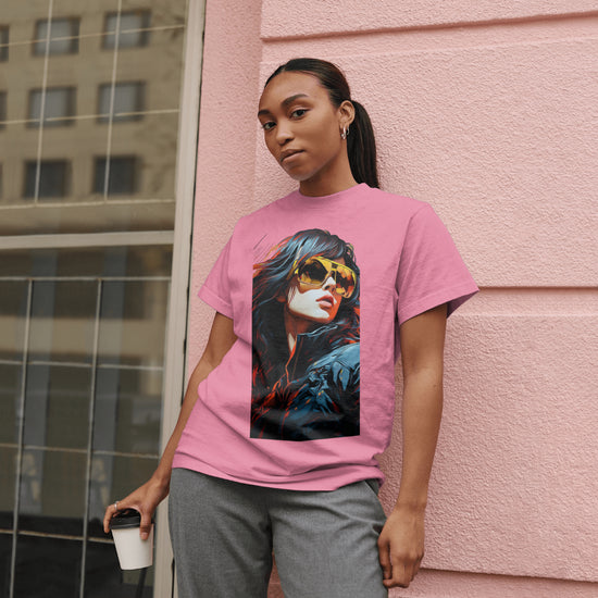 SCUBAAA Women's Fearless & Fierce Oversized Terry T-Shirt