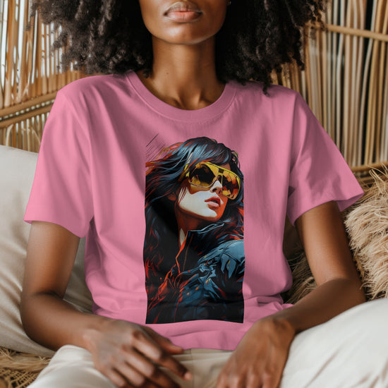 SCUBAAA Women's Fearless & Fierce Oversized Terry T-Shirt
